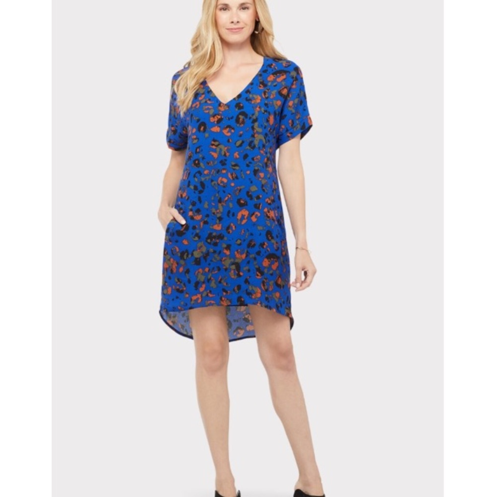 NWT Evereve Peyton Jensen Bri Leopard Shift Dress - Picture 2 of 11